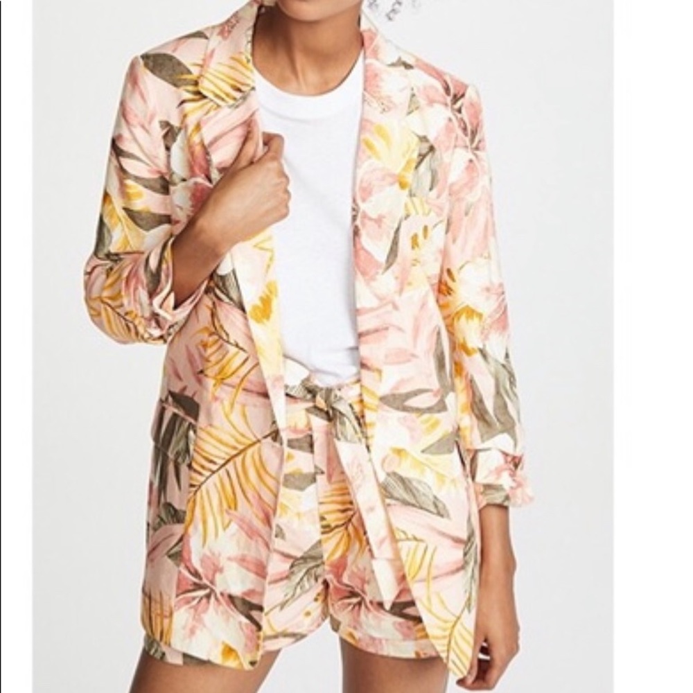 Joie Floral Print Blazer